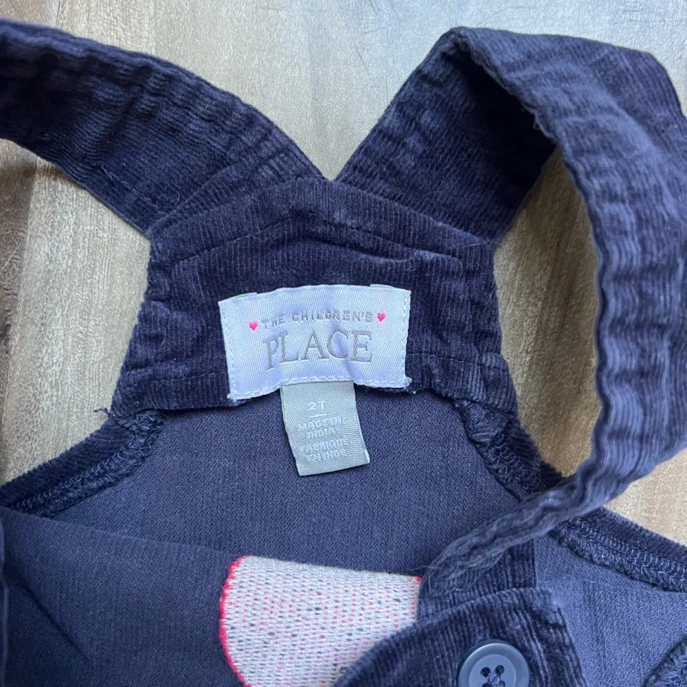 The Children's Place Navy Blue Corduroy Overalls